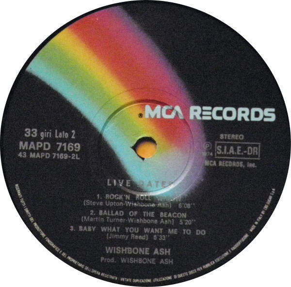 Wishbone Ash : Live Dates (2xLP, Album, RE)
