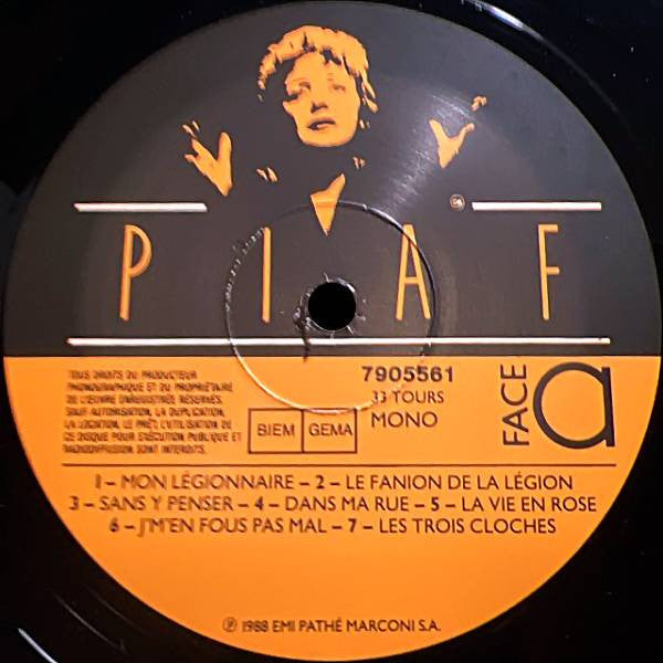 Edith Piaf : 25e Anniversaire (2xLP, Comp, Mono, Gat)