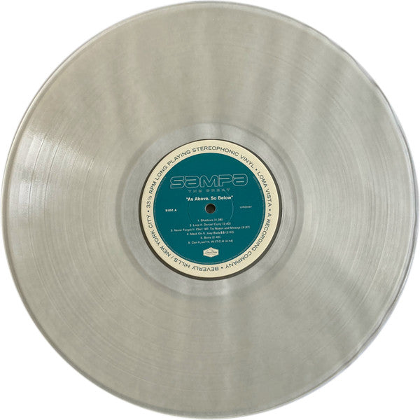 Sampa The Great : As Above So Below (LP, Album, Cle)
