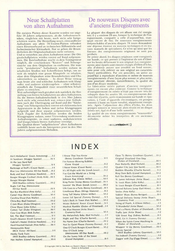 Various : In The Groove With The Kings Of Swing (Box + 6xLP, Comp)