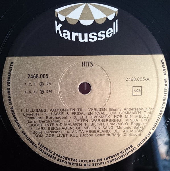 Various : Hits (LP, Album, Comp)