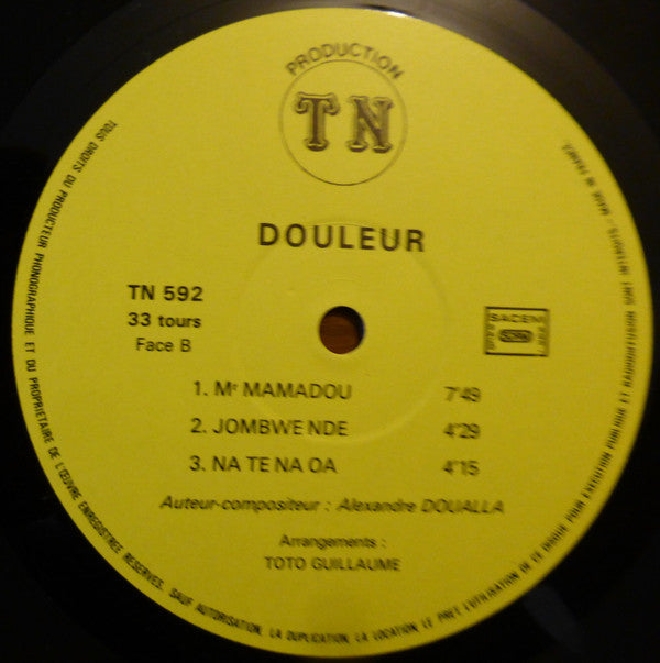 Douleur : Douleur (LP, Album)