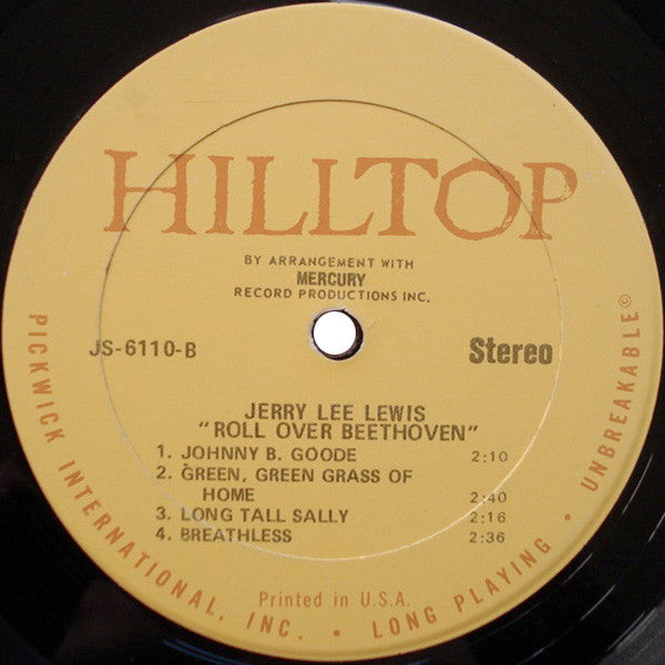 Jerry Lee Lewis : Roll Over Beethoven !!! (LP, Comp)