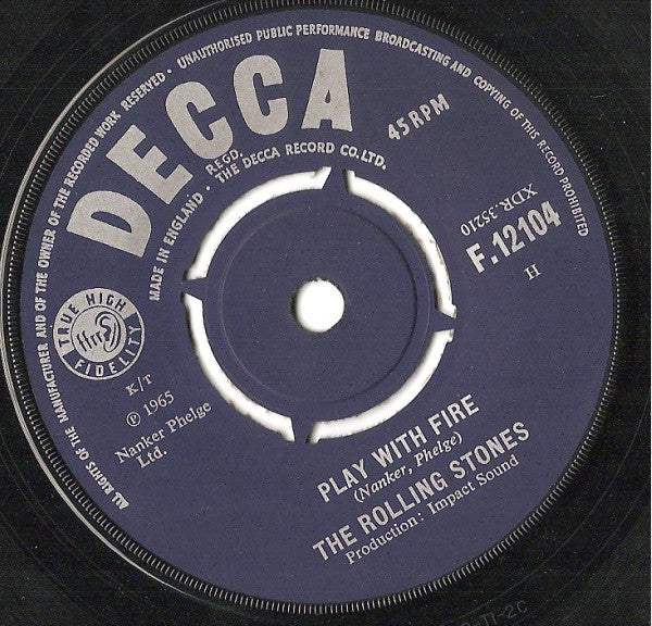 The Rolling Stones : The Last Time (7", Single)