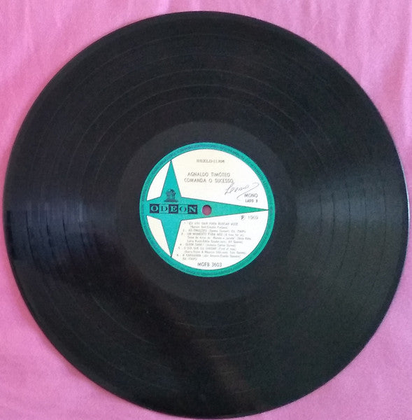 Agnaldo Timóteo : Comanda O Sucesso (LP, Album, Mono)