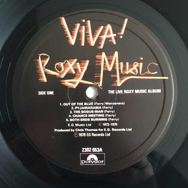 Roxy Music : Viva ! The Live Roxy Music Album (LP, Album, RE)