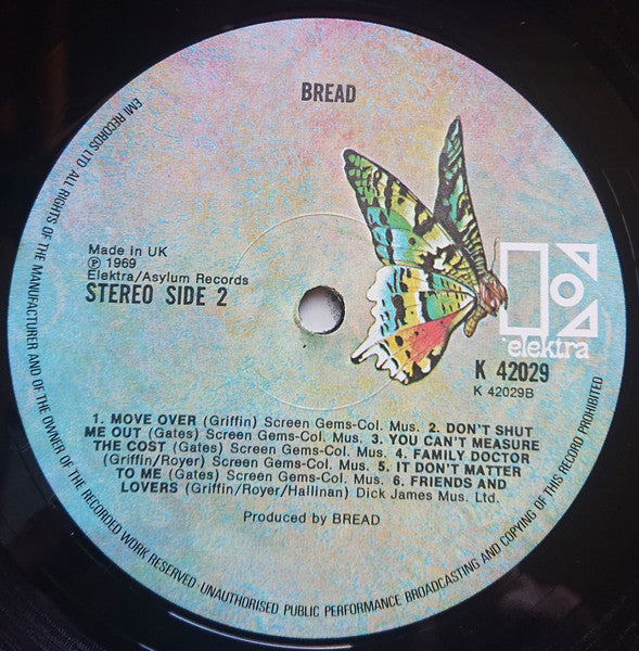 Bread : Bread (LP, Album, RE)