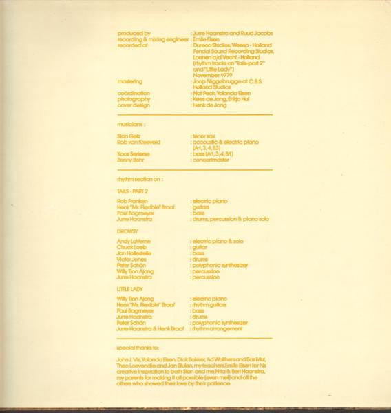 Stan Getz : Forest Eyes (LP, Album, Gat)