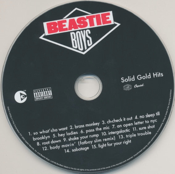 Beastie Boys : Solid Gold Hits (CD, Comp, Copy Prot., RM, Dig)