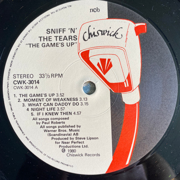 Sniff 'n' the Tears : The Game's Up (LP, Album)