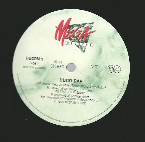 Skærmtrolden Hugo : Hugo Rap! (12", Maxi)