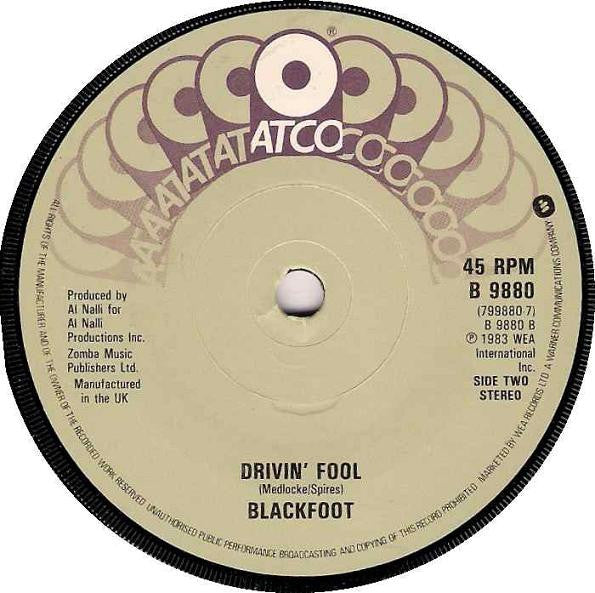 Blackfoot (3) : Send Me An Angel (7", Single)