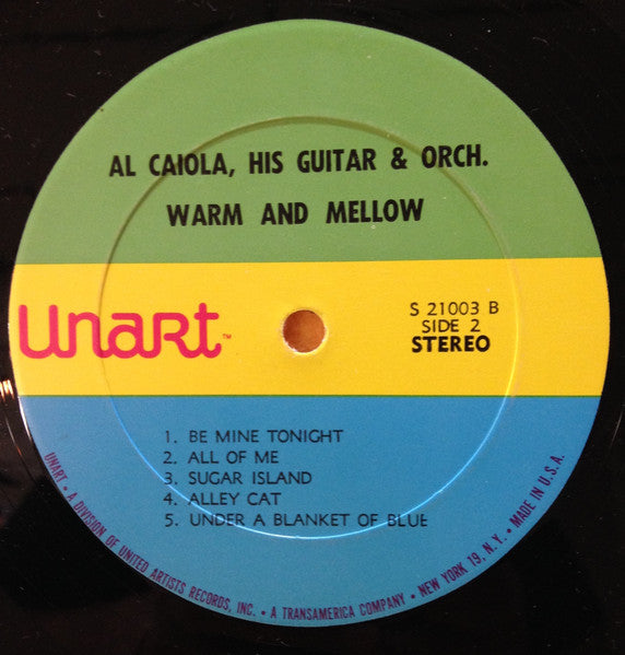 Al Caiola : Warm & Mellow (LP, Comp)
