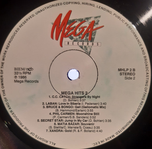 Various : Mega Hits 2 (LP, Comp)