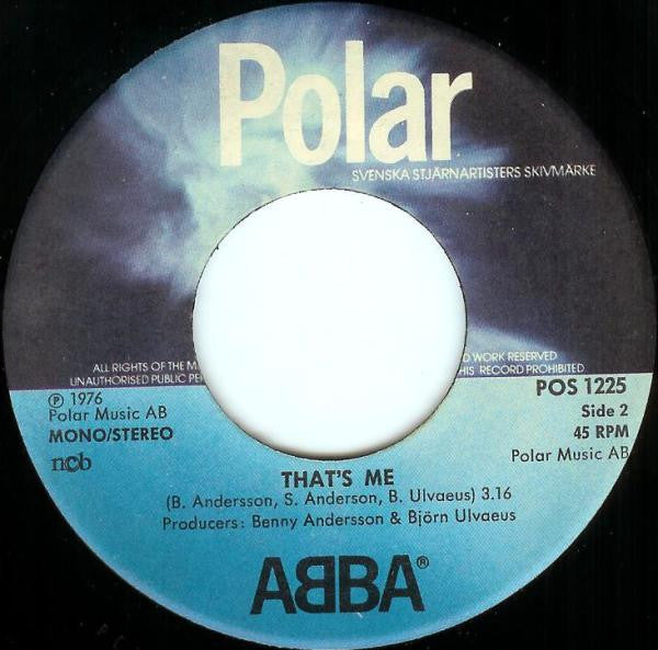 ABBA : Dancing Queen & That's Me (7", Single)