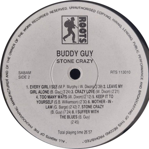 Buddy Guy : Stone Crazy (LP, Comp, RM)