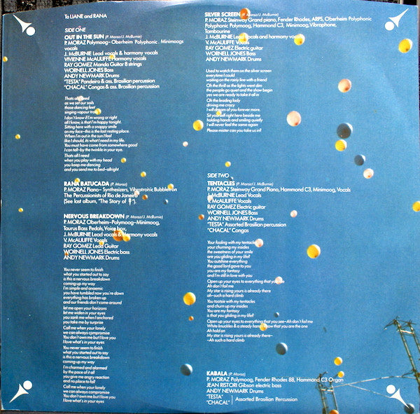 Patrick Moraz : Out In The Sun (LP, Album)