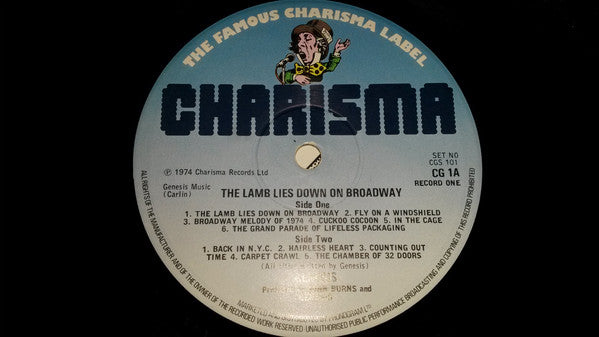 Genesis : The Lamb Lies Down On Broadway (2xLP, Album, RE)