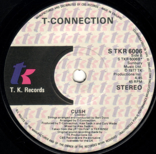 T-Connection : On Fire (7", Single)