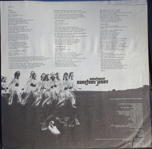 Barefoot Jerry : Barefootin' (LP, Album, Ter)