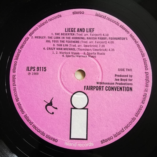 Fairport Convention : Liege & Lief (LP, Album, Rou)