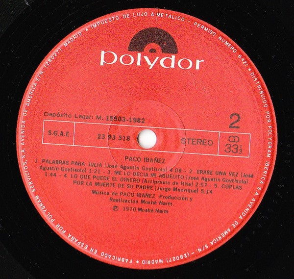 Paco Ibañez : La Poesia Española De Ahora Y De Siempre - 3 (LP, Album, RE, Gat)