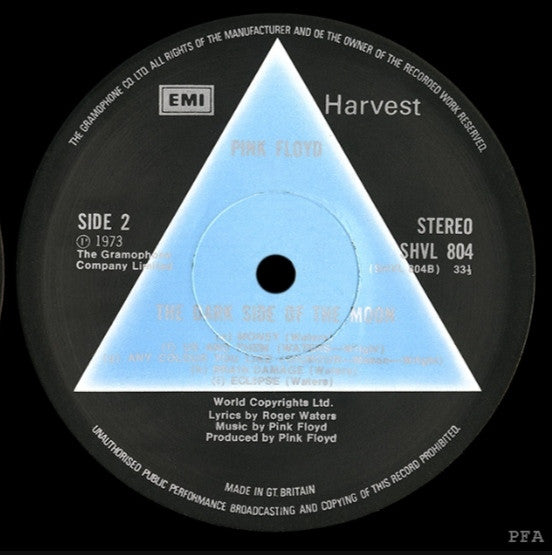 Pink Floyd : The Dark Side Of The Moon (LP, Album, 1st)