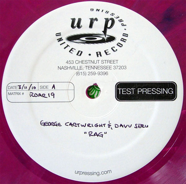 George Cartwright And Davu Seru : Rag (LP, Album, TP)
