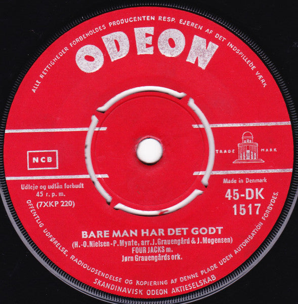 Four Jacks : Alene i Dalen (7", Single)