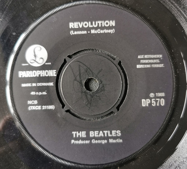 The Beatles : Hey Jude / Revolution (7", Single, Mono, Por)
