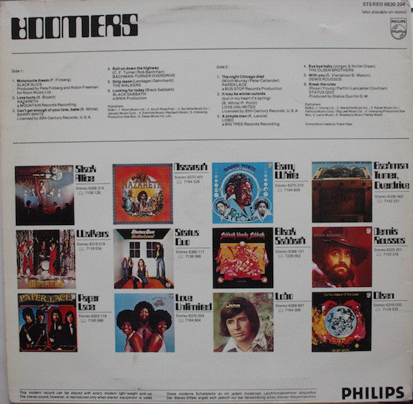 Various : Boomers (LP, Comp)