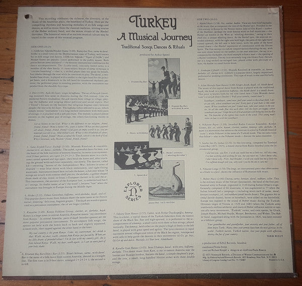 Various : Turkey: A Musical Journey - Traditional Songs, Dances & Rituals (LP, Comp)