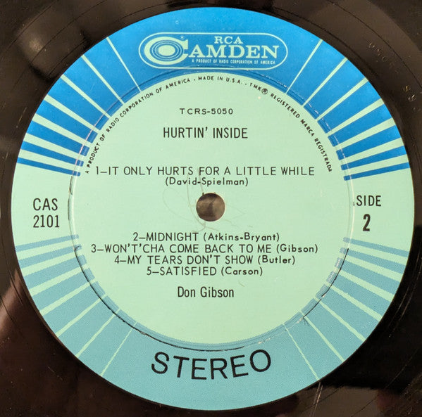 Don Gibson : Hurtin' Inside (LP)