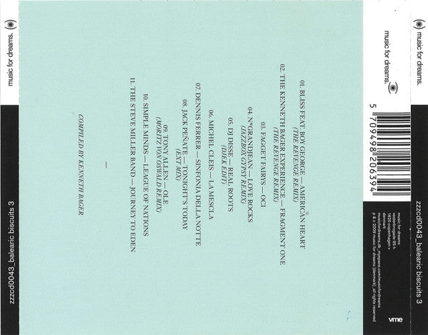 Various : Balearic Biscuits 3 (CD, Comp)