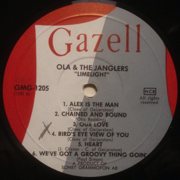 Ola & The Janglers : Lime Light (LP, Album, Mono)