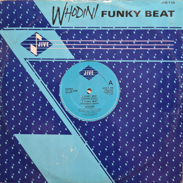 Whodini : Funky Beat (12")