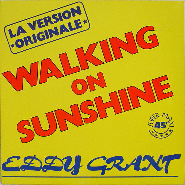 Eddy Grant : Walking On Sunshine (12", Maxi, RE)