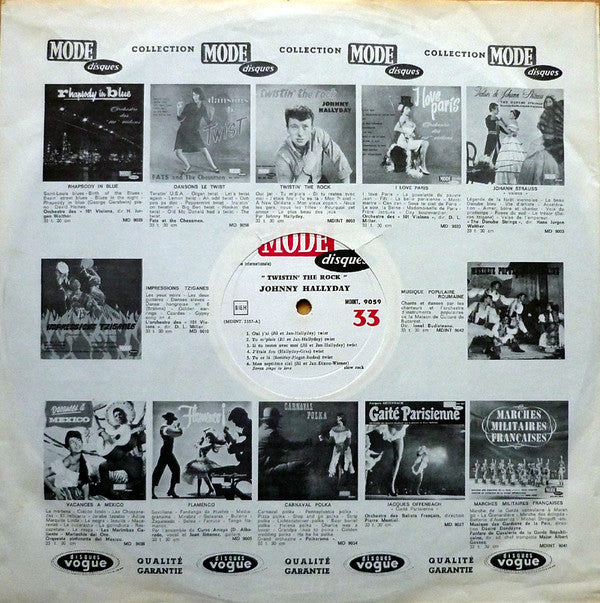 Johnny Hallyday : Twistin' The Rock (LP, Comp)