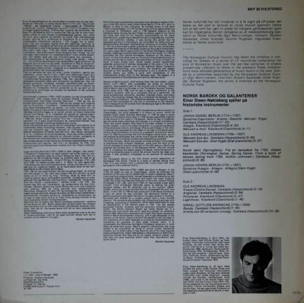 Einar Steen-Nøkleberg : Norsk Barokk Og Galanterier (LP)