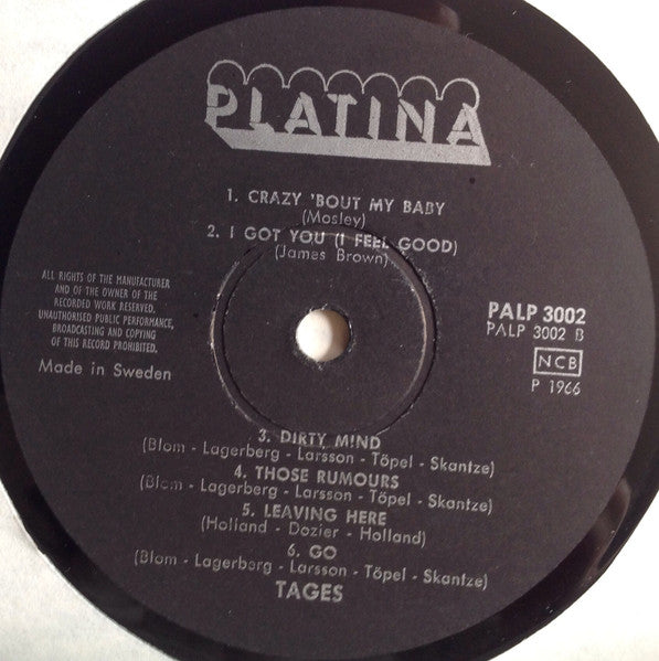 Tages : 2 (LP, Album)