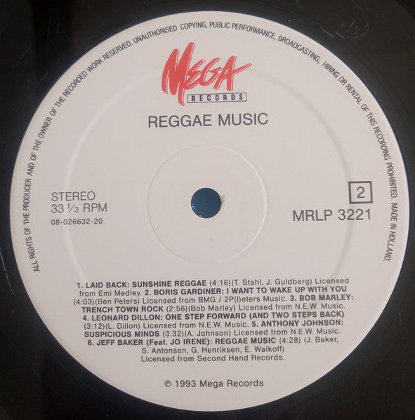Various : Reggae Music (LP)