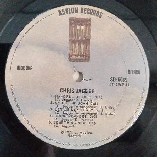 Chris Jagger : Chris Jagger (LP, Album, Pre)