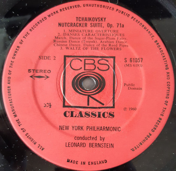 Leonard Bernstein, New York Philharmonic, Sergei Prokofiev / Pyotr Ilyich Tchaikovsky : Peter And The Wolf / Nutcracker Suite (LP, RE)
