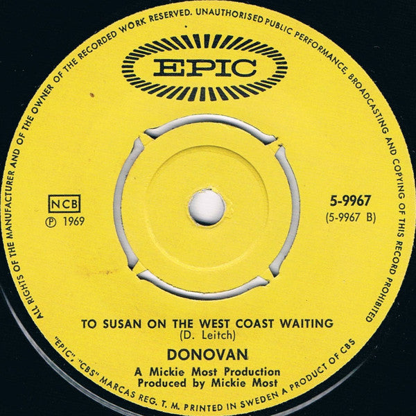 Donovan : Atlantis (7", Single)