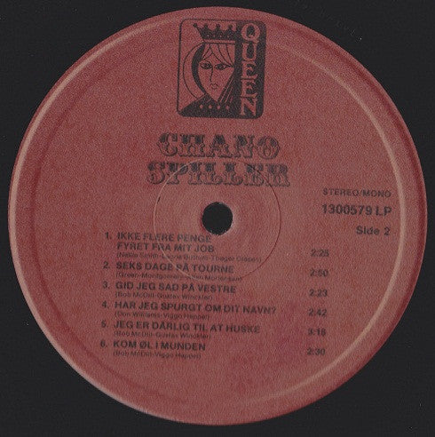 Chano Tietze : Chano Spiller Teddy, Chano, Jan & John Tophits (LP)