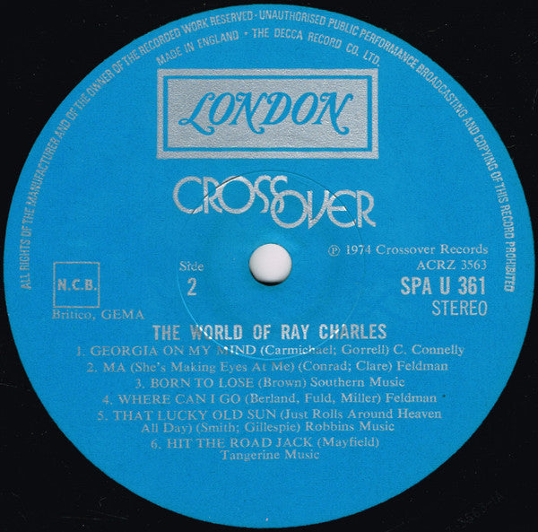 Ray Charles : The World Of Ray Charles (LP, Comp)