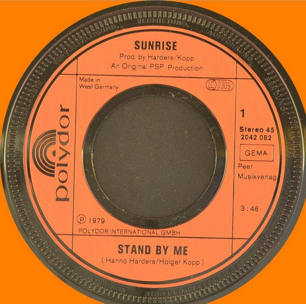 Sunrise (12) : Stand By Me (7", Single)