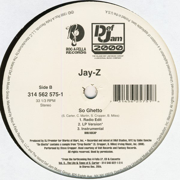 Jay-Z Featuring Beanie Sigel And Amil : Do It Again (Put Ya Hands Up) (12", Single)