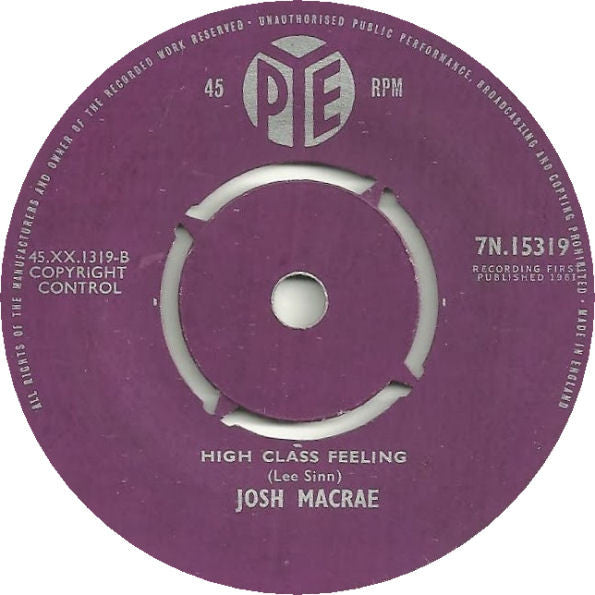 Josh Macrae : Messing About On The River (7", Single)