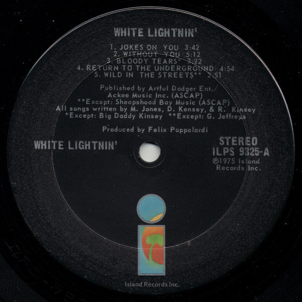 White Lightnin' (3) : White Lightnin' (LP, Album, Ter)